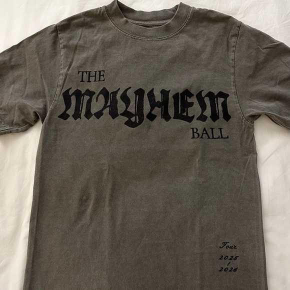 The Mayhem Ball Charcoal Tee - Picture 1 of 3